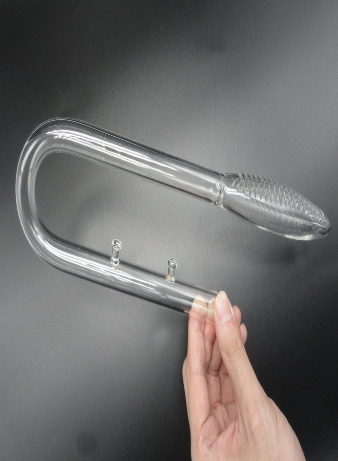 JARDLI Violet Glass Inflow Pipe for Aquarium Planted Tank (17mm for 5/8''(16/22mm) tubing) - Image 4
